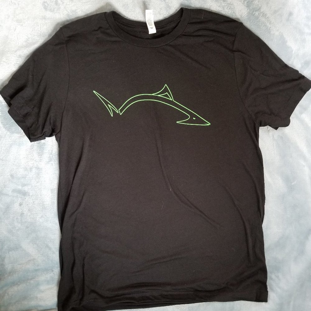 Bella + Canvas Tee Unisex Large Black Big Fish